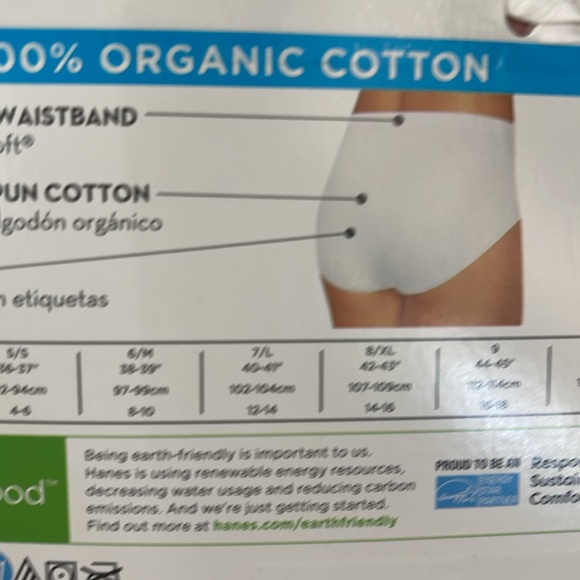 Hanes Pure Comfort Brief Organic Cotton Underwear - Picture 7 of 10
